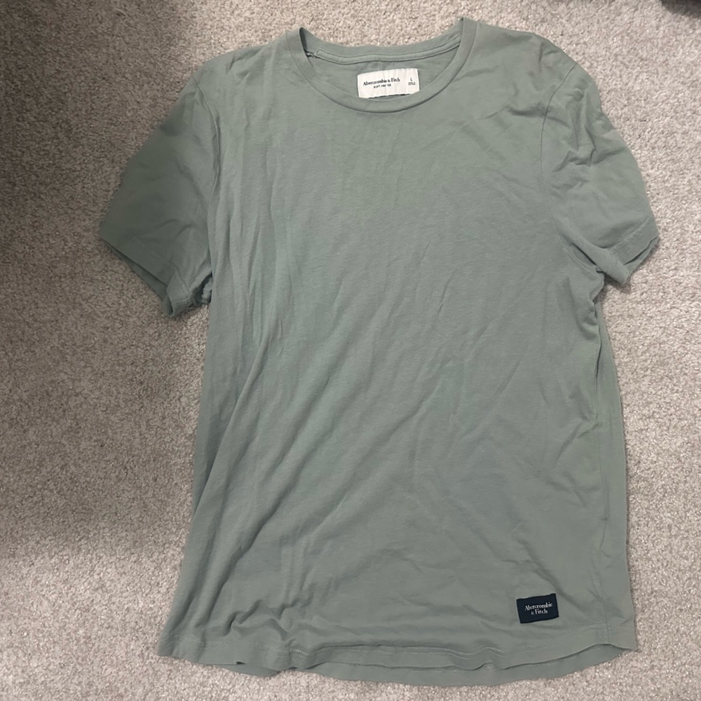 Abercrombie & Fitch Sage Green Short Sleeve Tee